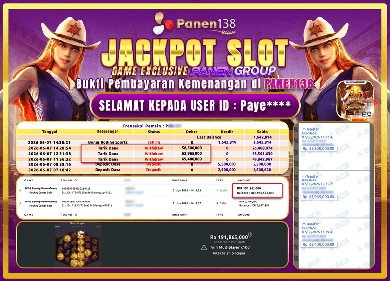HOKI BANGET! WILD BOUNTY PECAH 191 JUTA DI PANEN138!